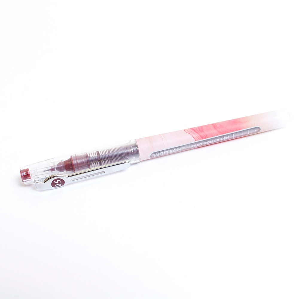 Writech, Rollerball/Ballpoint, Art & School, Swirl barrel, Liquid, 0.5mm, 715036, Burgundy